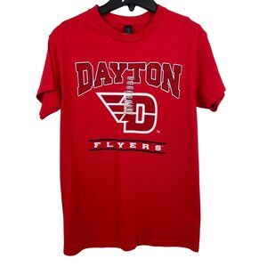 University of Dayton UD Flyers Red Short Sleeve Graphic T-shirt Mens Size Small